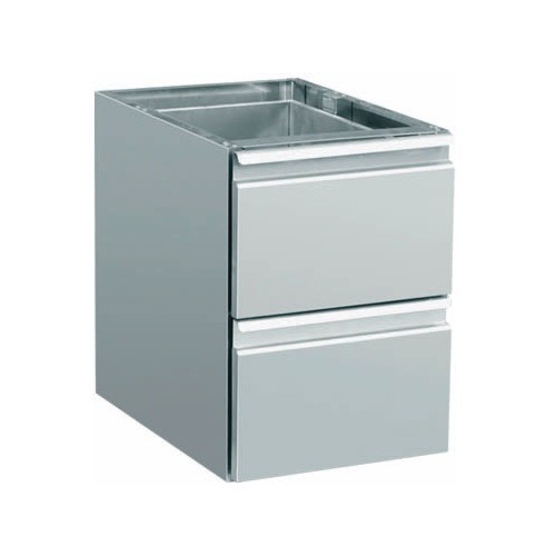 Tiroir 2 niveaux, L 400 x P 660 x H 555 mm, pour tables Tiroir 2 niveaux, L 400 x P 660 x H 555 mm, pour tables