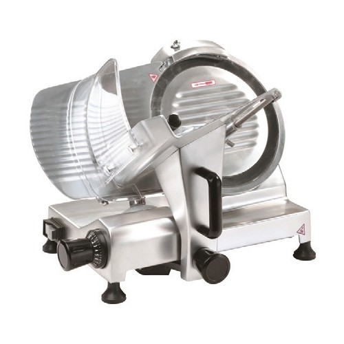 Trancheur en aluminium anodisé, largeur coupe 180 mm Trancheur en aluminium anodisé, largeur coupe 180 mm