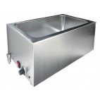 Bain-marie avec robinet, en acier inoxydable, 400 W