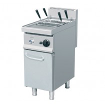 Cuiseur à pâte électrique, acier inox AISI 304, 2 paniers