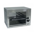 Salamandre, inox, 2000 W, surface utile 380 x 330 mm