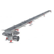 Caniveau Modul 125 sortie horizontale en bout 157/DN110 Longueur 1500 mm