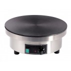 Crêpière électrique ÉLITE, gamme intensive, châssis rond Inox 304
