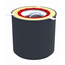 Kit coupe feu isolant thermique avec cloche et support cloche pour siphon 157-110