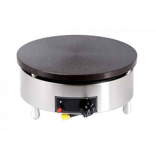 Crêpière gaz ÉLITE, gamme intensive, châssis rond Inox 304 Crêpière gaz ÉLITE, gamme intensive, châssis rond Inox 304
