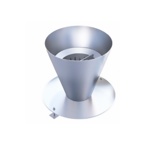 Cone de récupération fixe H 200 mm + cadre H 25 mm pour Modul 20 Cone de récupération fixe H 200 mm + cadre H 25 mm pour Modul 20