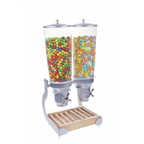 Distributeur d'aliments secs gamme Serveur pro 2 bols 2 x 5 L Distributeur d'aliments secs gamme Serveur pro 2 bols 2 x 5 L