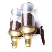 Distributeur de grains de café mural, Supremo, gamme professionnel, 2 x 13,5 L