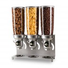 Distributeur d'aliments secs gamme Free Flow 3 x 5 L