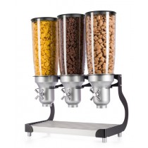 Distributeur d'aliments secs, Pro Serv, gamme Exclusive, 3 x 5 L
