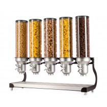 Distributeur d'aliments secs gamme Serveur pro plateau en aluminium 5 x 4.5 L