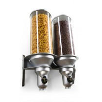 Distributeur mural d'aliments secs gamme  free flow 2 x 13,5 L