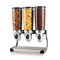 Distributeur de céréales, Free Flow, gamme Premium, 3 x 5 L