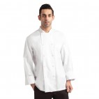 Veste chef mixte blanche à manches longues Chef Works Calgary Cool Vent