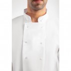 Veste chef Whites Boston manches courtes blanche