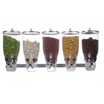 Distributeur d'aliments secs mural, Pro Serv, gamme Basic, 5 x 3.5 L