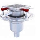 Siphons Epur HygieneFirst avec grilles inox, 200 x 200 mm, Ø 157 mm
