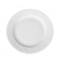 Assiette plate Porcelaine blanche D 24 cm