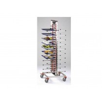 Kit plateaux pour chariot PM 84 standard, L 600 x P 600 x H 1400 mm