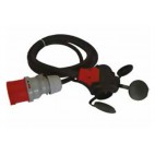 Cordon d'alimentation triphasé, 3 sorties 230 V