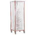 Housse de protection cristal armé pour chariot PM 48 pliant, hauteur 1140 mm