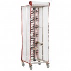 Housse de protection cristal armé pour chariot PM 48 pliant, hauteur 1140 mm