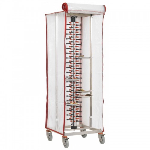 Housse de protection cristal armé H 1660 mm pour chariot PM 78 pliant Housse de protection cristal armé H 1660 mm pour chariot PM 78 pliant