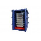 Coffre isotherme 8 niveaux GN1/1, Bleu SANS poignée inox, 100 L