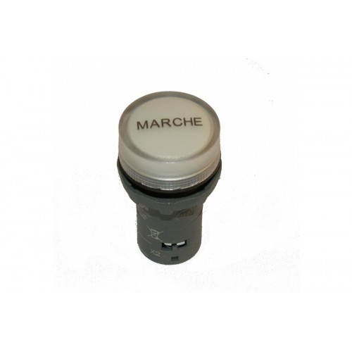 Voyant blanc de marche pour fours et étuves Voyant blanc de marche pour fours et étuves