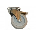 Roue freinée diamètre 125 mm, pièce détachée pour fours et étuves