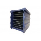 Coffre isotherme 10 niveaux 40 X 60, Bleu SANS poignée inox, 128 L