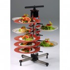 Porte-Assiettes de table 24 assiettes, hauteur 730 mm