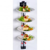 Porte assiette mural, 9 assiettes, hauteur 770 mm