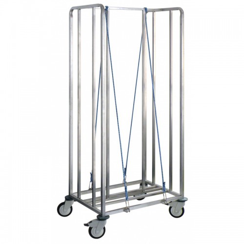 Chariot de stockage et de transport valisette isotherme capacité 12 Chariot de stockage et de transport valisette isotherme capacité 12