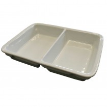 Vaisselle en porcelaine, 2 compartiments, volume 2 x 400 ml