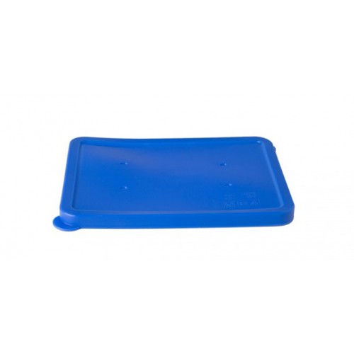 Couvercle bleu pour plat rectangulaire en porcelaine Couvercle bleu pour plat rectangulaire en porcelaine