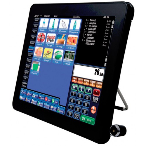 Caisse enregistreuse (Ecran tactile Nova 15 + routeur wifi + afficheur interne) avec installation et formation Caisse enregistreuse (Ecran tactile Nova 15 + routeur wifi + afficheur interne) avec installation et formation