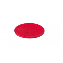 Couvercle rouge pour bol en porcelaine, Ø 115 mm