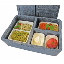 Coffret isotherme, 3 compartiments, hauteur 150 mm