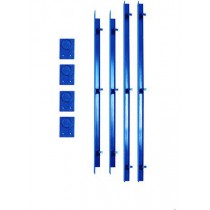 Cadre de fosse en acier inoxydable MPI-1212 pour bascules industrielles