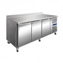 Tour pâtissiers adossé 2 portes, froid positif ventilé, profondeur 800 mm, 337 L