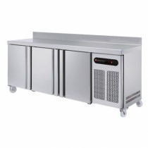 Tour pâtissiers adossé 3 portes, froid positif statique, profondeur 800 mm, 628 L