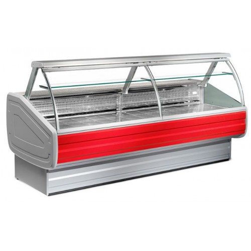 Vitrine réfrigérée MELODY A1 statique avec réserve groupe logé R290 L 1500 mm