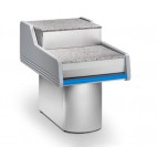Terminal caisse 700 avec joues, L 800 x P 1270 x H 1100 mm pour vitrine réfrigérée SAIGON