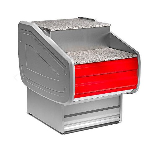 Terminal caisse 1000 avec joues L 1000 x P 1060 x H 1270 mm pour vitrine réfrigérée MELODY Terminal caisse 1000 avec joues L 1000 x P 1060 x H 1270 mm pour vitrine réfrigérée MELODY