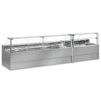 Vitrine réfrigérée, PORTHOS PL-2 1500, ventilée avec réserve, + 4° +6° C