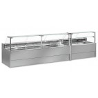 Vitrine réfrigérée, PORTHOS PL-2 1500, ventilée avec réserve, + 4° +6° C