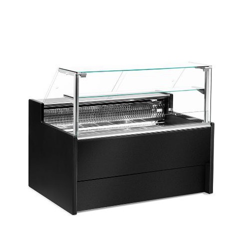 Vitrine réfrigérée PORTHOS P0-4 ventilée sans réserve groupe logé R290 L 1500 mm Vitrine réfrigérée PORTHOS P0-4 ventilée sans réserve groupe logé R290 L 1500 mm