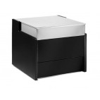 Terminal caisse 700 avec joues, L 800 x P 1200 x H 1100 mm pour vitrine réfrigérée PORTHOS
