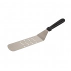 Spatule coudée ajourée, acier inoxydable, L 380 mm